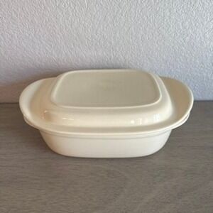 Chantal Make & Take Ivory Casserole Dish with Lid 3 Qt Oven‎ Safe